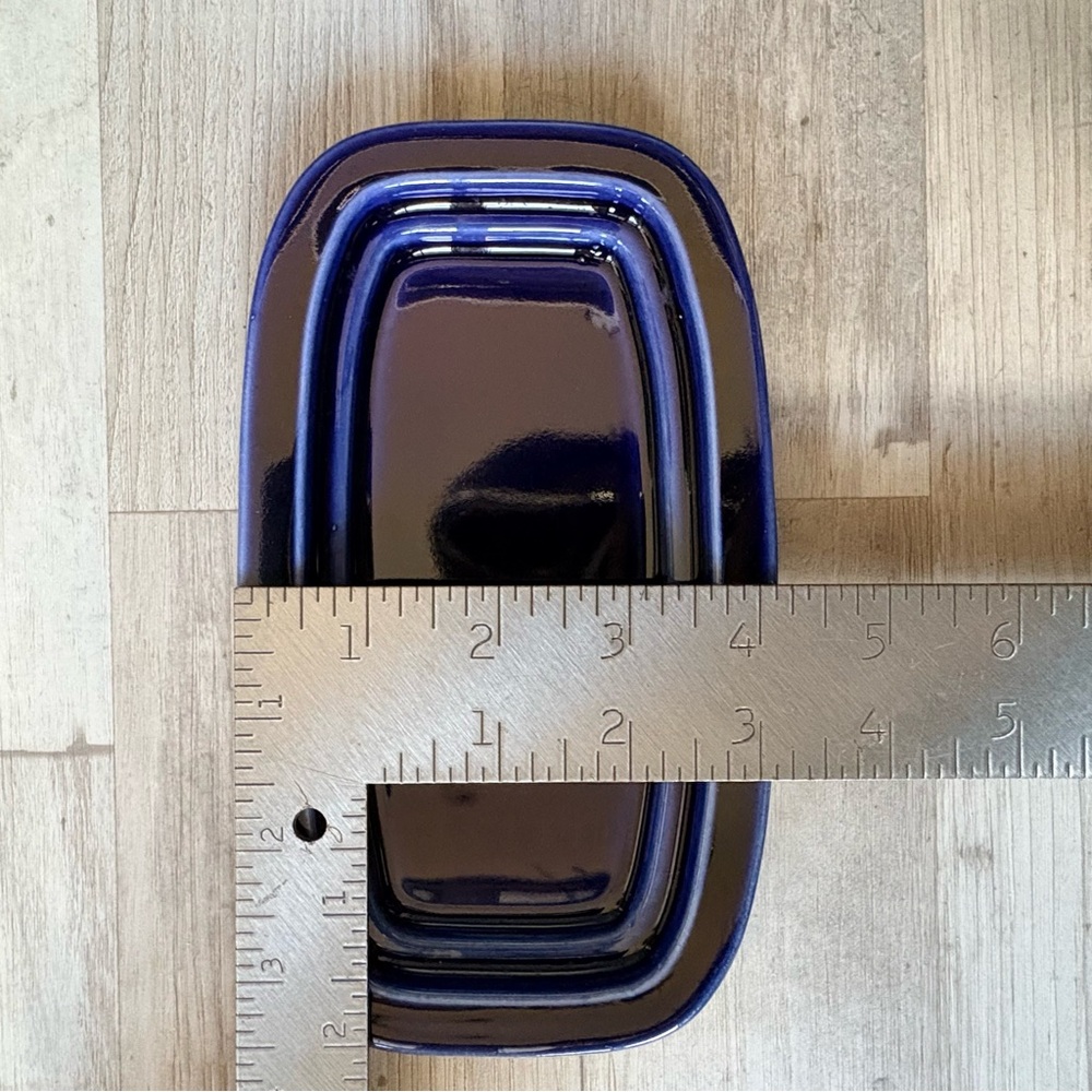 Fiesta Cobalt Small Butter Dish Bottom - Picture 9 of 9